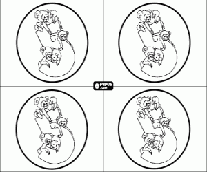 Pintar Targetes per festa de cinc anys