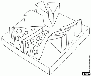 Pintar Una taula de formatges