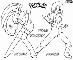 Pintar Team Rocket, Pokémon