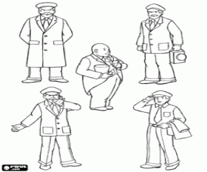 Pintar Thomas i amics, personatges humans