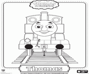Pintar Thomas la locomotora número 1