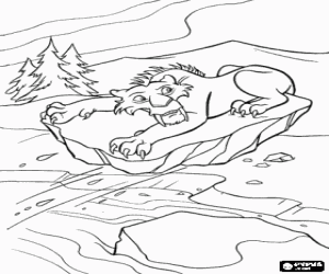 Pintar El tigre Diego en perill