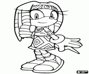 Pintar Tikal, personatge de Sonic
