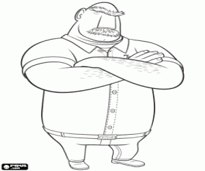 Pintar Tim Lockwood, el pare d'en Flint