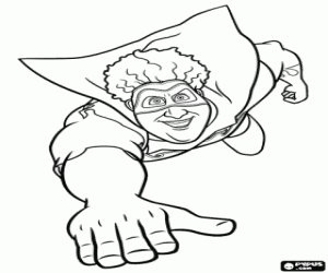 Pintar Titan volant com Superman