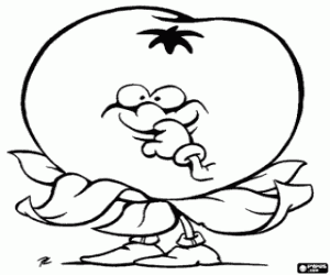 Pintar Un tomàquet animat