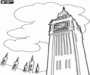 Pintar Torre del Big Ben a Londres