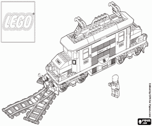 Pintar Un tren de Lego