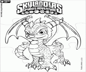 Pintar Trencaclosques de Spyro Skylanders