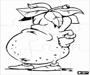 Pintar Trencaclosques d'una patata