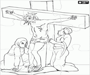 Pintar Trencaclosques de Jesús a la creu