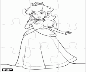 Pintar Trencaclosques de la princesa Peach