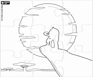 Pintar Trencaclosques de Pypus com el Rei Lleó