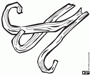 Pintar Tres beines de vainilla