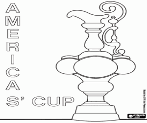 Pintar Trofeu de la Copa Amèrica de vela