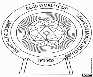 Pintar Trofeu de la Copa Mundial de Clubs de la FIFA