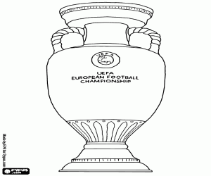 Pintar El trofeu de l'Eurocopa