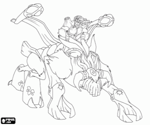 Pintar Troncalion, un gormiti del bosc