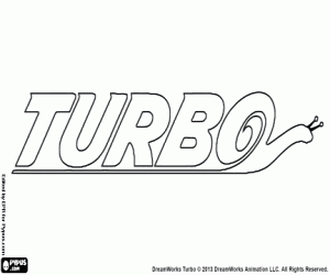 Pintar Turbo, el logo de la pel·lícula