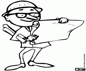 Pintar Un tècnic de construcció