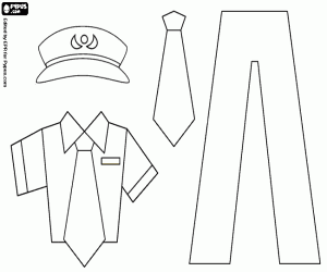Pintar Uniforme de pilot d'avió