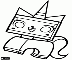 Pintar Unikitty, personatge de la pel·lícula de Lego
