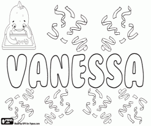 Pintar Vanessa, variant de Vanesa