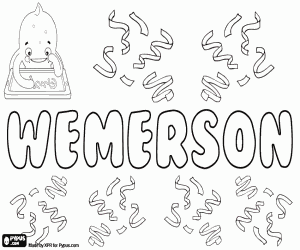 Pintar Wemerson, nom de nen