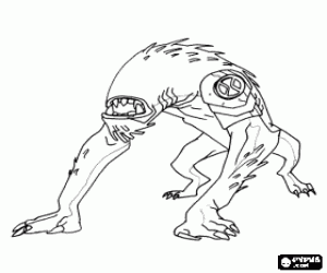Pintar Wildmutt, un alien de Ben 10