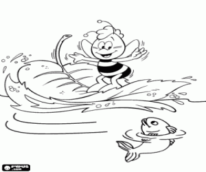 Pintar Willy un insecte surfista