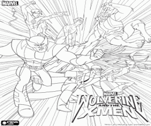 Pintar Wolverine i els X-Men