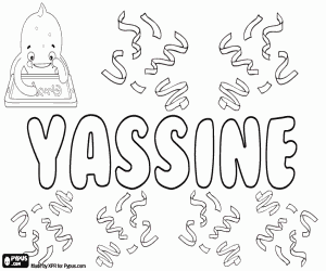 Pintar Yassine, variant de Yassin