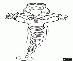 Pintar Zebedee, personatge de Dougal