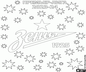 Pintar Zenit, campió de Rússia 2023-2024