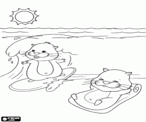 Pintar Zhu Zhu Pets a la platja