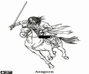Pintar Àragorn, el Senyor dels anells