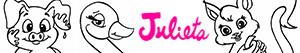 Pintar Els animalets de la Julieta